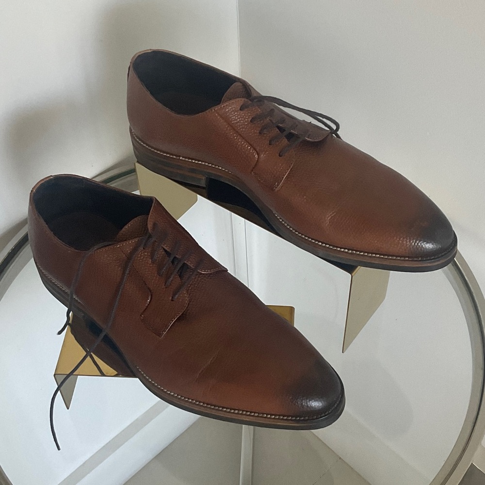 Classic JP/DAVID Brown Leather Men's Shoes sz 12